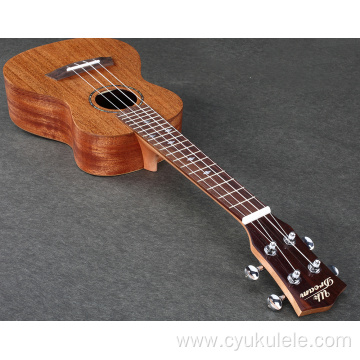 Sound hole inlaid jewel ukulele